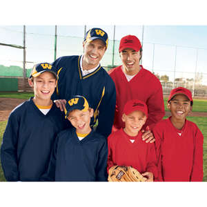 Sport-Tek Youth Dry Zone Nylon Colorblock Cap - Dark/All