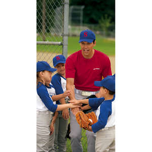 Sport-Tek Youth Short Sleeve Henley - Dark/All