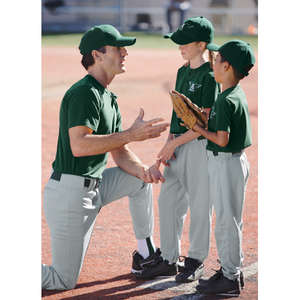 Sport-Tek Youth Short Sleeve Henley - Dark/All