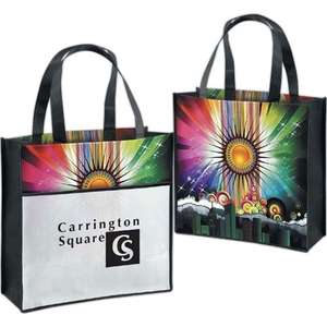Custom Promotional Laminated Abe Tote Bag