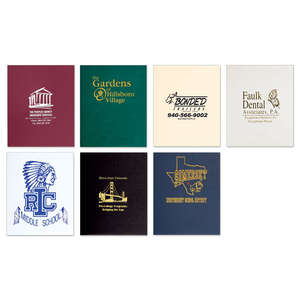 Custom Promotional FastFolders Textured Linen Presentation Folder