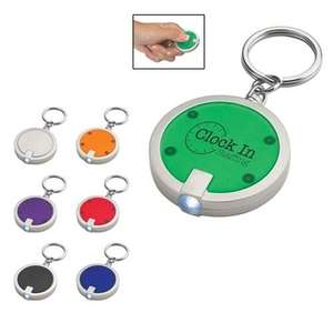 Round LED Key Chain
