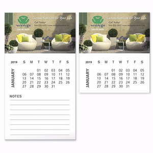 Custom Promotional 30 Mil Business Card Magnet and 12 Sheet Calendar