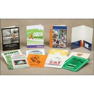 Economy Gloss Finish Two Pocket Folder - Full Color