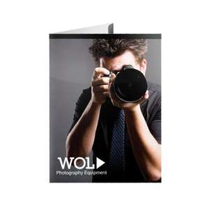 Custom Promotional Economy Gloss Finish Two Pocket Folder - Full Color