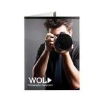 Imprinted Folders - Economy Gloss Finish Two Pocket Folder - Full Color