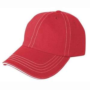 Accent Cap with Image Lock Imprint Red