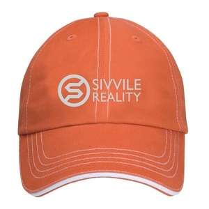 Custom Promotional Accent Cap with Image Lock Imprint