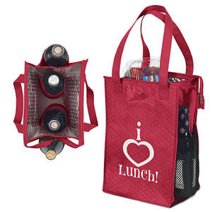 Custom Promotional Super Snack Insulated Lunch Tote