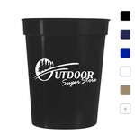 Custom Plastic Cups & Stadium Cups - Smooth Squat Stadium Cup - 16 oz