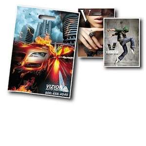 Custom Promotional Full Color Grab Bag - 11"W x 15"H