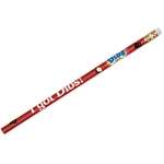Personalized Round Wood Cased Pencils - Thrifty Pencil with White Eraser, Full Color Digital