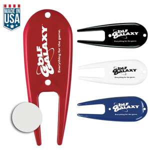 Custom Promotional Divot Fixer with Ball Marker
