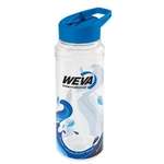 Imprinted Promotional Products - 25 oz. Clear Wave Water Bottle