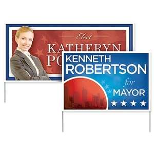 Custom Promotional 24" x 16" Yard Sign - Full Color Imprint