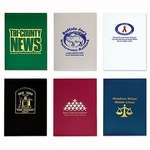Wholesale Folders - Laminated Solid Color Folder - Foil Imprint