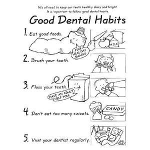 Coloring Book - A Child's Guide to Dental Care 