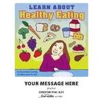 Customized Crayons - Coloring Book - Learn About Healthy Eating
