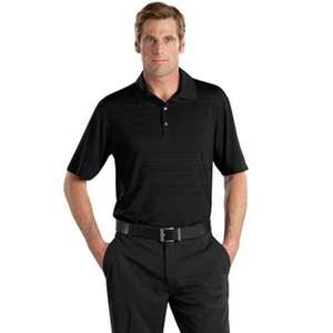 Nike Golf Elite Series Dri-FIT Heather Fine Line Bonded Polo - Dark/All 