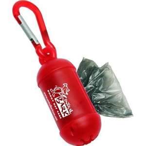 Pet Waste Bag Dispenser with Carabiner