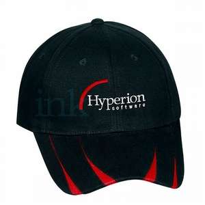 Brushed Cotton Cap With V-Pattern Bill
