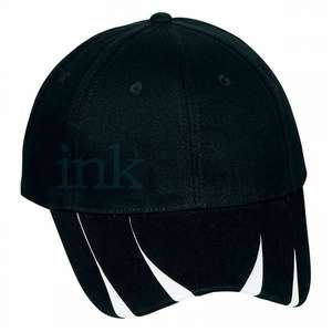 Brushed Cotton Cap With V-Pattern Bill