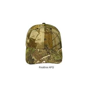 6 Panel Camo Cap - Structured Realtree APG
