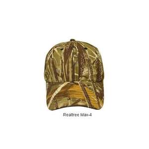 6 Panel Camo Cap - Structured Realtree Max-4