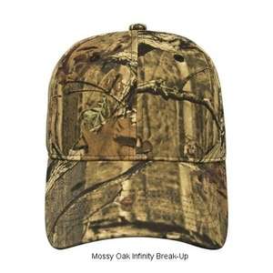 6 Panel Camo Cap - Structured Mossy Oak Infinity
