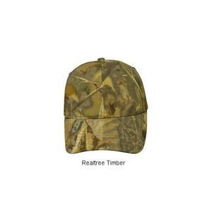 6 Panel Camo Cap - Structured Realtree Timber