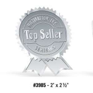 Custom Promotional Embossed Foil Seals - 2" x 2-1/2"