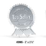 Wholesale Buttons & Stickers - Embossed Foil Seals - 2" x 2-1/2"