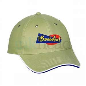 Brushed Cotton Structured Tri-Color Cap