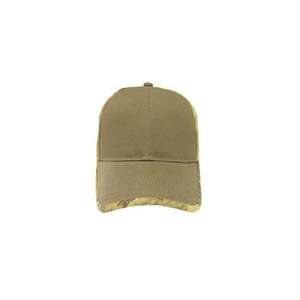 Solid Front Camo Back Cap - Structured