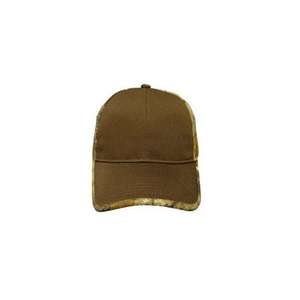 Solid Front Camo Back Cap - Structured