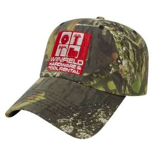 Custom Promotional 6 Panel Camo Cap - Unstructured