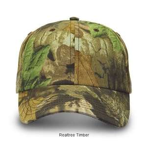 6 Panel Camo Cap - Unstructured Realtree Timber