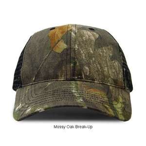 All Over Camo Mesh Back Trucker Cap - Structured 