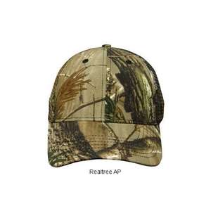 All Over Camo Mesh Back Trucker Cap - Structured 