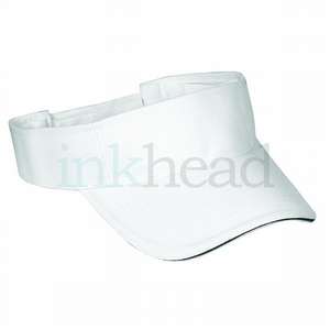 Brushed Cotton Visor With Sandwich Bill 