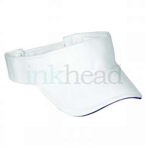 Brushed Cotton Visor With Sandwich Bill 