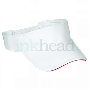 Brushed Cotton Visor With Sandwich Bill 