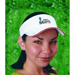 Brushed Cotton Visor With Sandwich Bill 