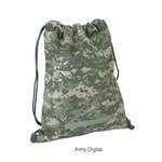 Logo Promotional Products - Camo Drawstring Backpack