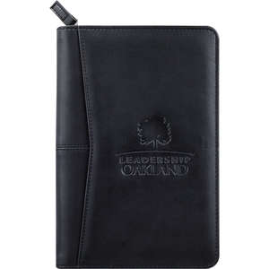 Pedova Jr. Zippered Padfolio Black