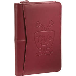 Pedova Jr. Zippered Padfolio Red