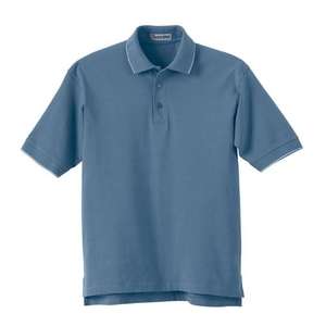 Men's Jersey Polo with Pencil Stripe 