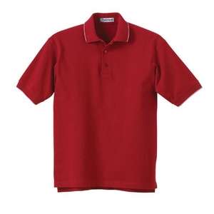 Men's Jersey Polo with Pencil Stripe 