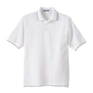 Men's Jersey Polo with Pencil Stripe 
