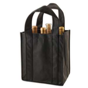 Nonwoven Six Bottle Wine Tote 
